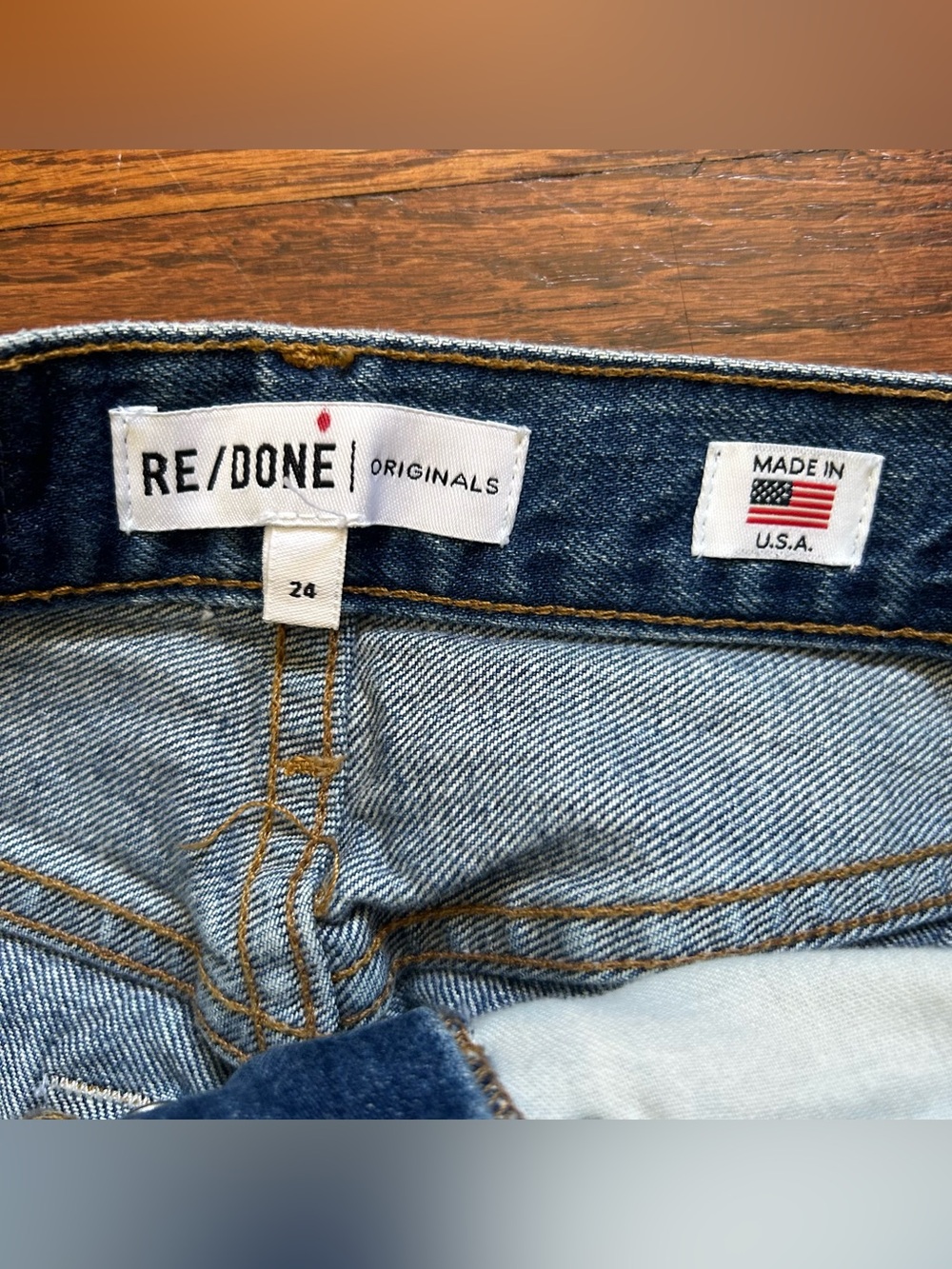 Re/Done High Rise Flared Jeans - Picture 8 of 10
